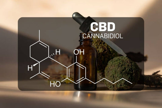 Kemisk struktur af CBD (cannabidiol)