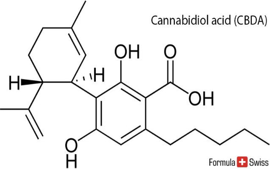 Molekylær struktur af CBD