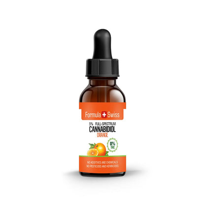 CBD-olie i appelsinolie 0.0 % THC