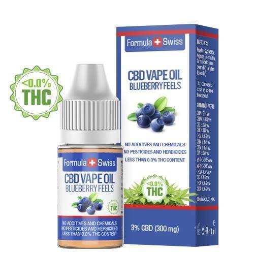 CBD vape olie blåbær føles