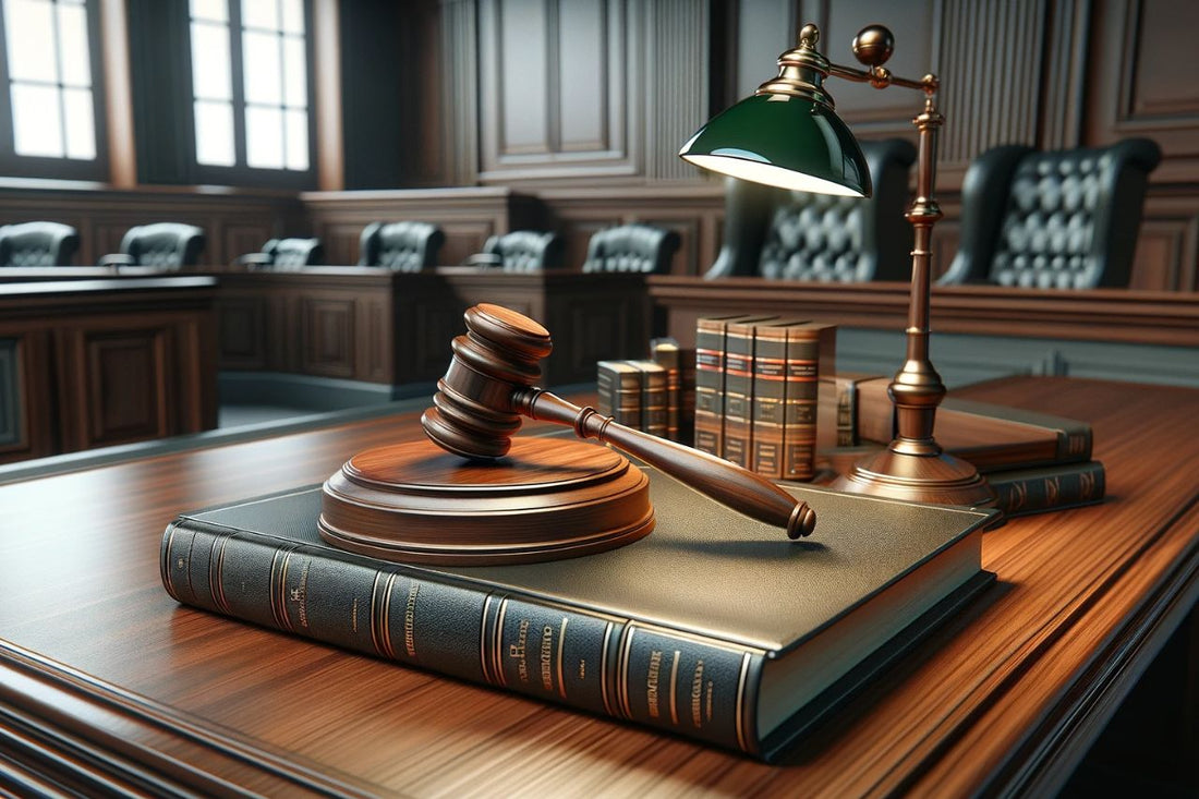 Dommerens bord i en retssal