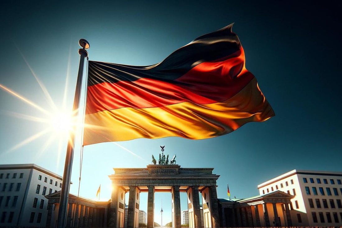 Vifter med det tyske flag