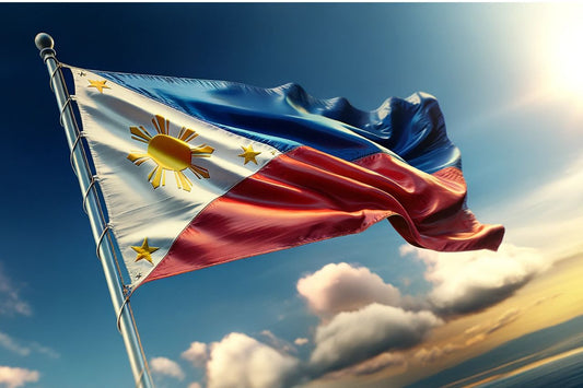 Vifter med det filippinske flag