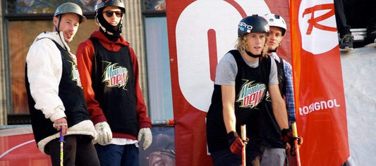 Hvordan begyndte han at stå på ski?