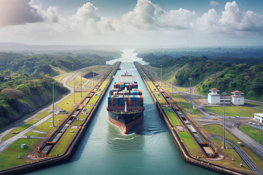 Fragtskib i Panamakanalen