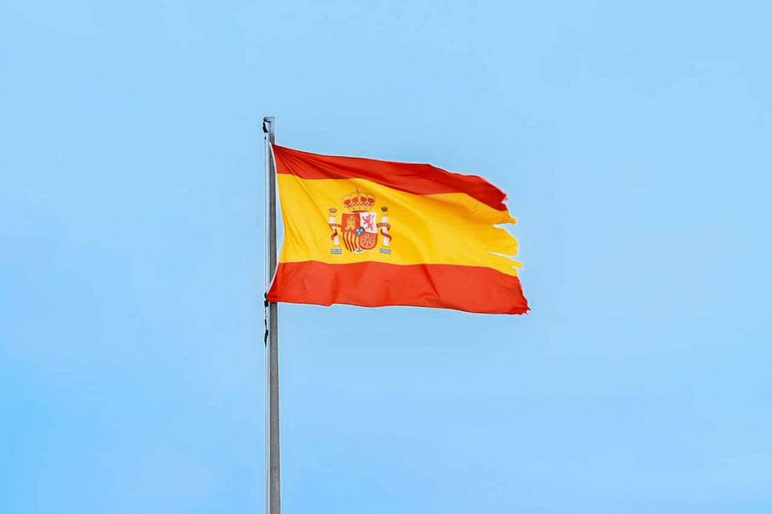 Spaniens flag vajer