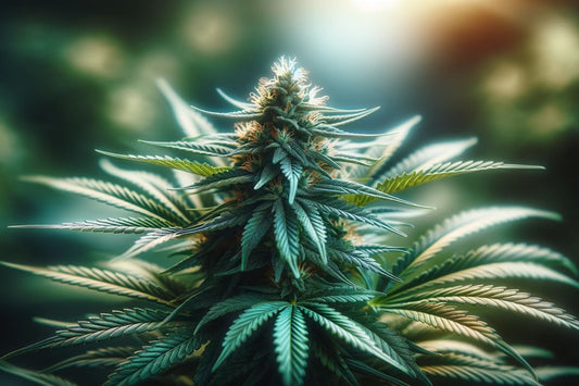  En sund cannabisplante