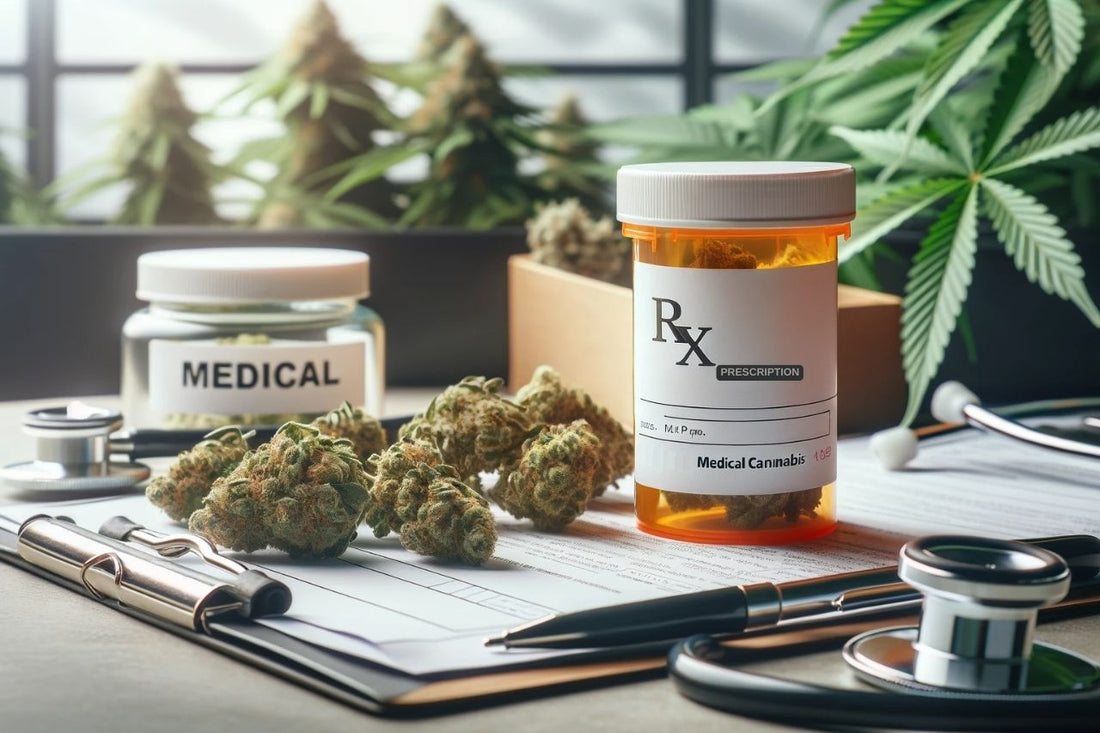 Medicinsk cannabis ved en læges bord