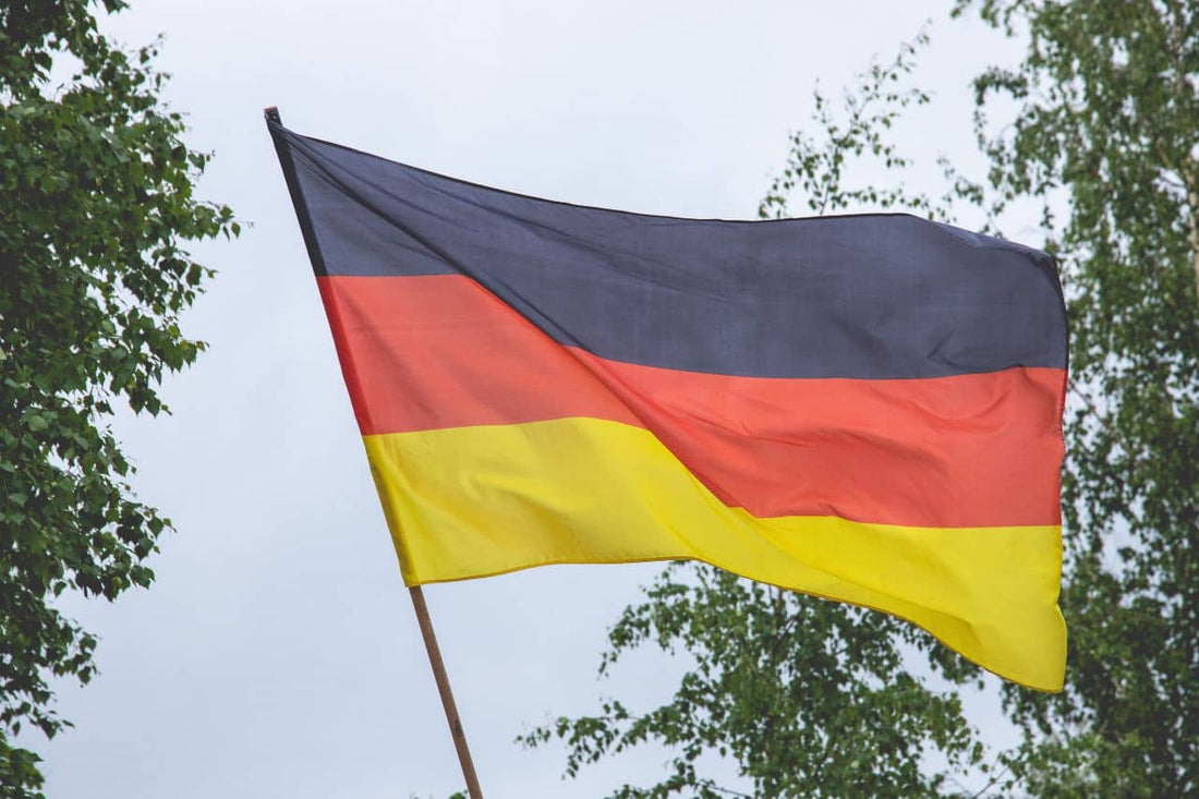 Tysklands flag vejrer