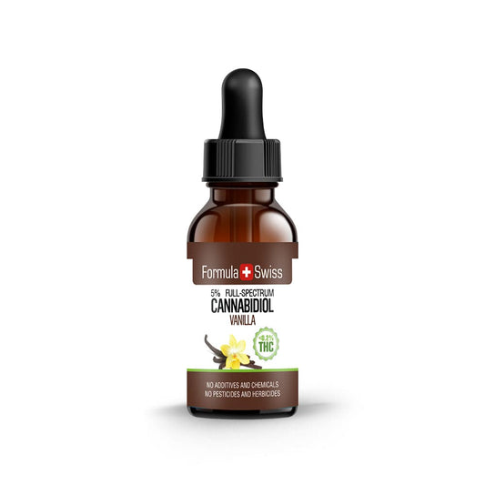 CBD-olie i vaniljeolie 0.2 % THC