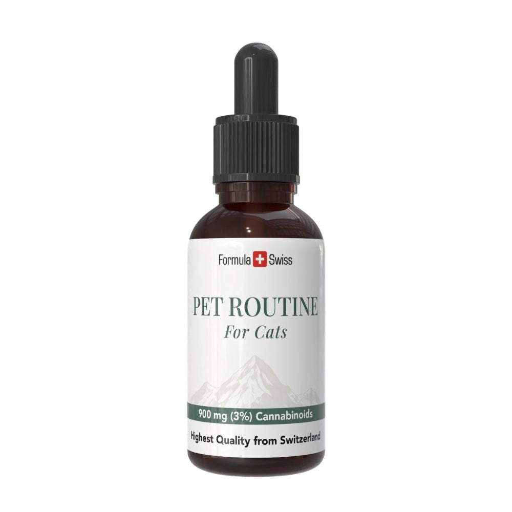 Formula Swiss Pet Routine til katte - CBD olie 3 % CBD, pipetteflaske