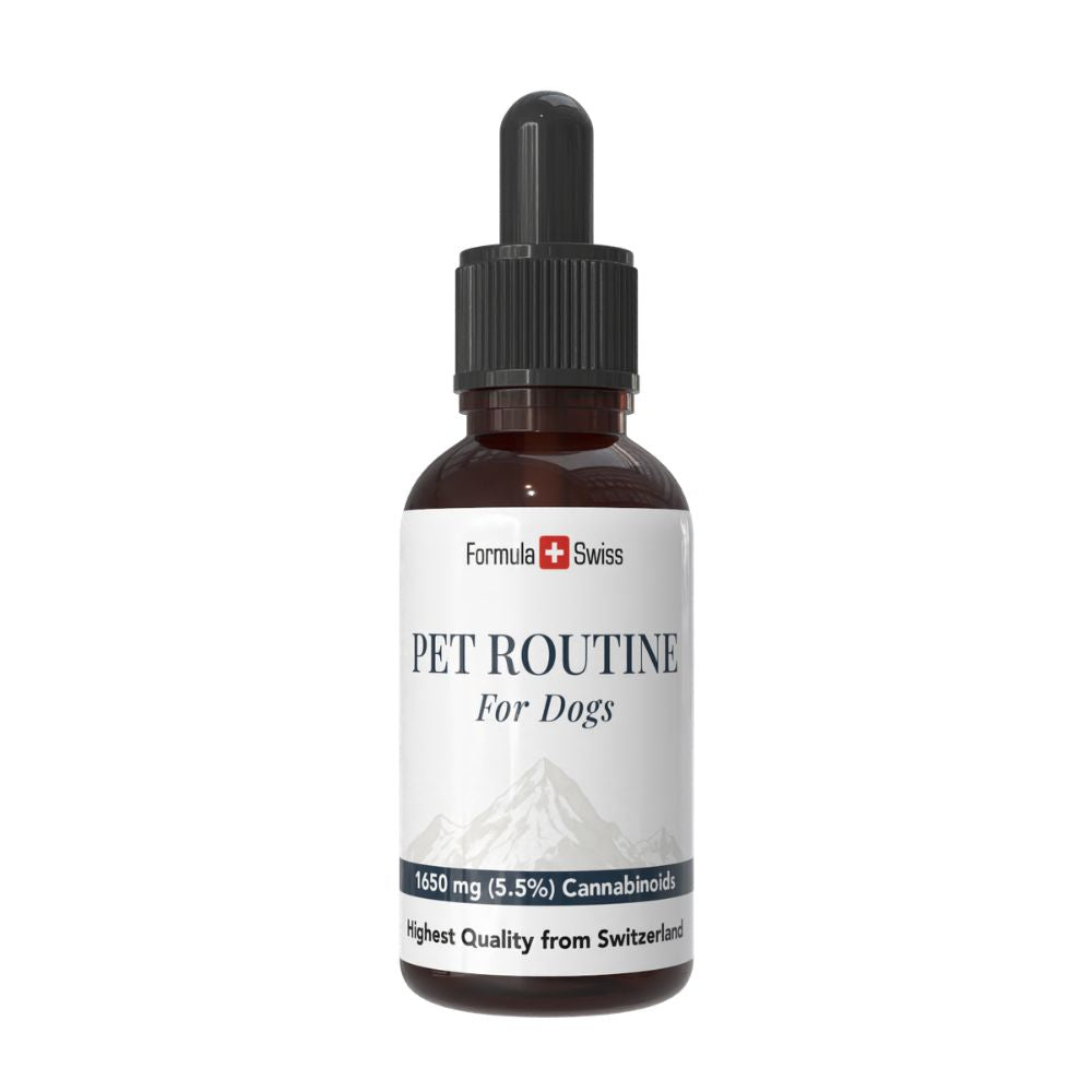 Formula Swiss Pet Routine til hunde - CBD olie 5 % CBD, pipetteflaske